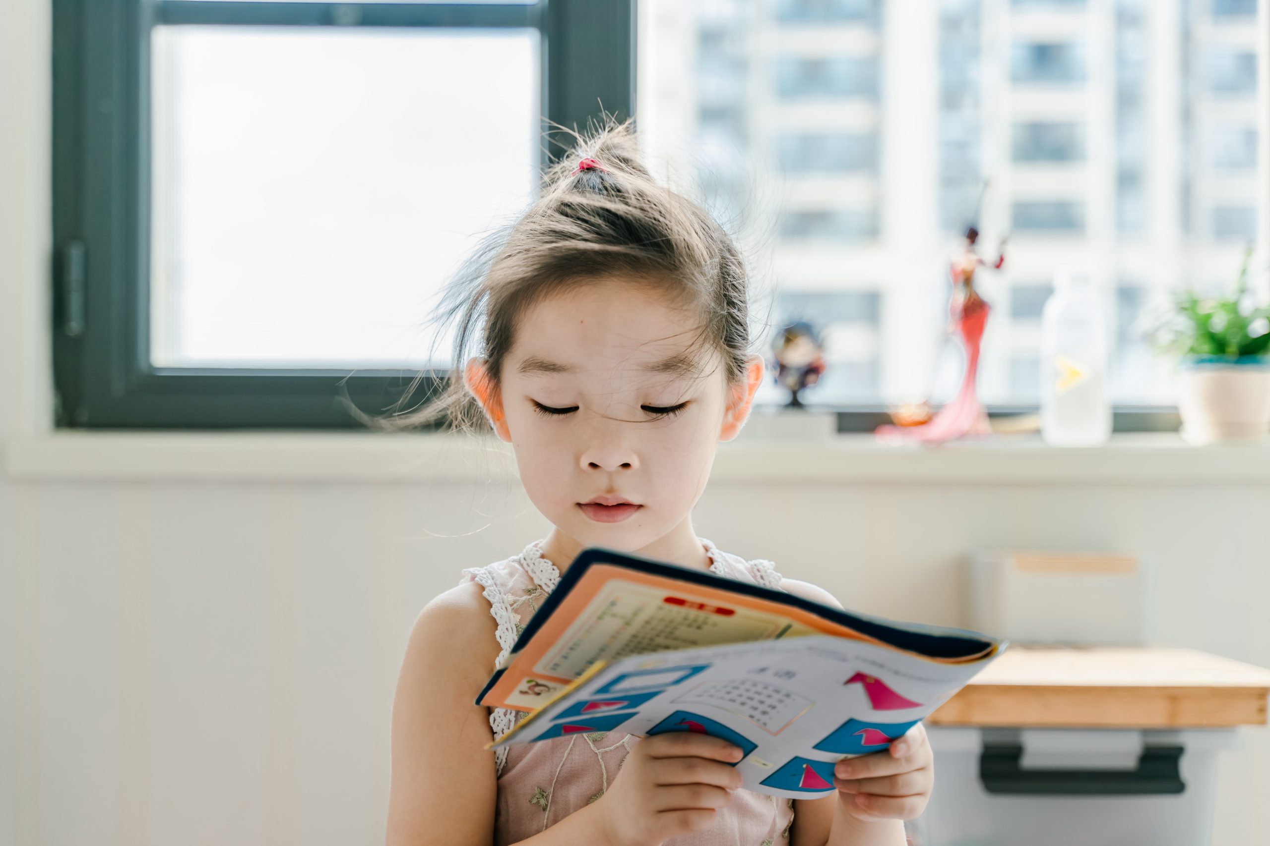 Kids learning foreign language