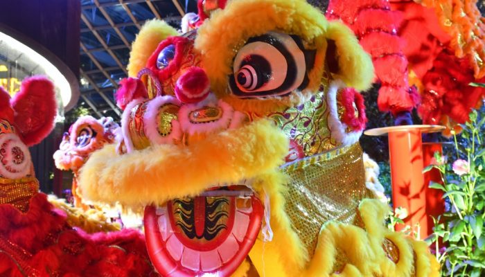 chinese lion dance